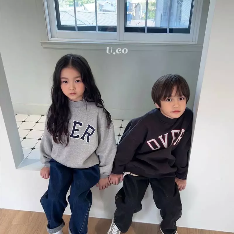 U Eo - Korean Children Fashion - #todddlerfashion - Over Sweatshirt - 3