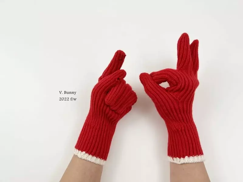 V Bunny - Korean Children Fashion - #Kfashion4kids - Toton Gloves - 2
