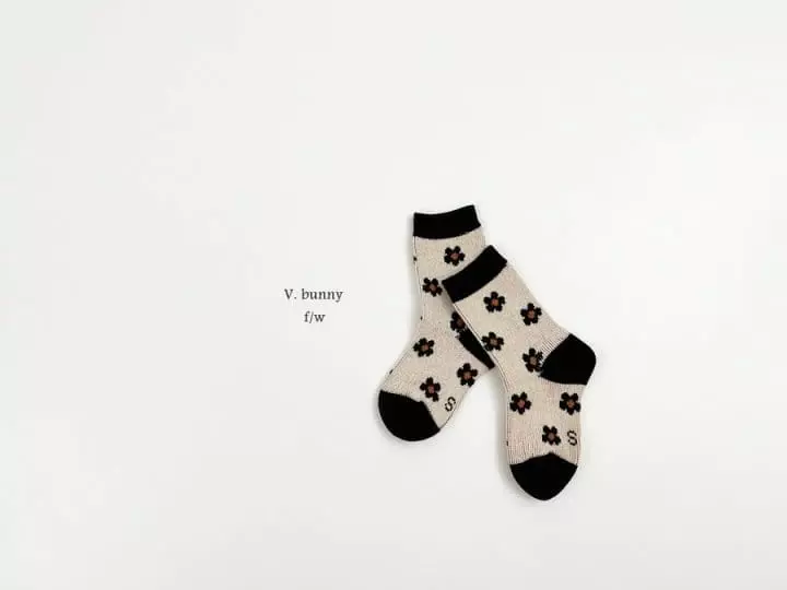 V Bunny - Korean Children Fashion - #Kfashion4kids - Nutella Socks Set