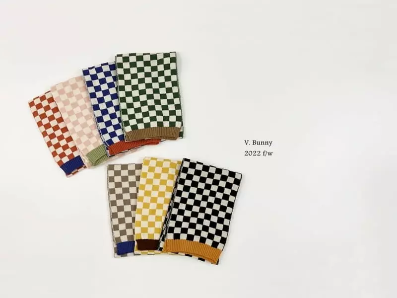 V Bunny - Korean Children Fashion - #stylishchildhood - Square Muffler - 4