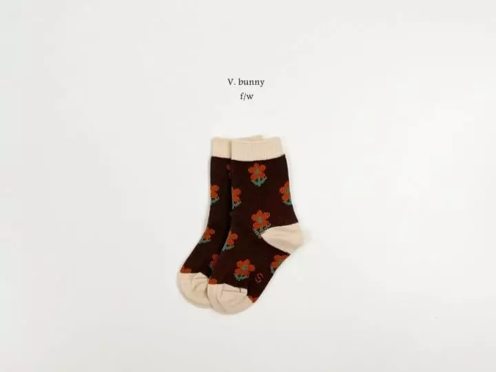 V Bunny - Korean Children Fashion - #childofig - Nutella Socks Set - 9