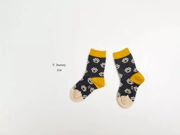 V Bunny - Korean Children Fashion - #childofig - Nobe Socks Set - 8