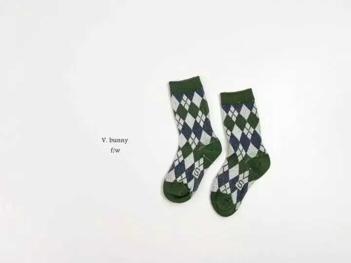 V Bunny - Korean Children Fashion - #childofig - Fugg Socks Set - 5