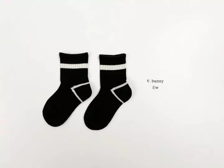 V Bunny - Korean Children Fashion - #childofig - Alls Socks Set - 11