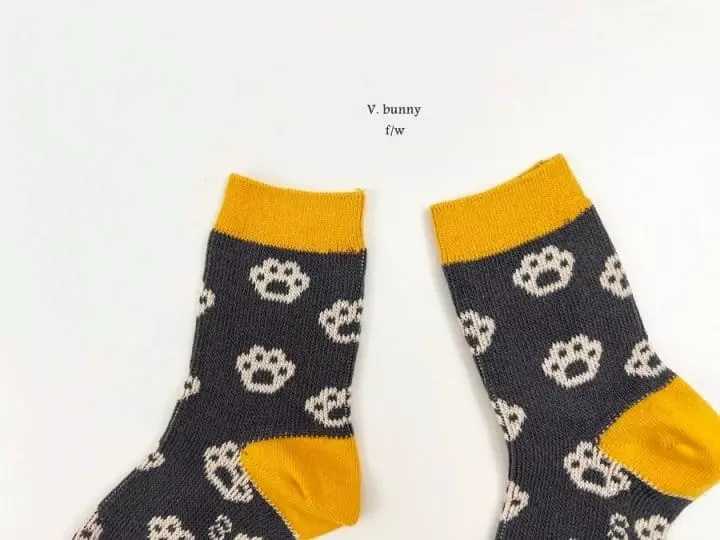 V Bunny - Korean Children Fashion - #childrensboutique - Nobe Socks Set - 9