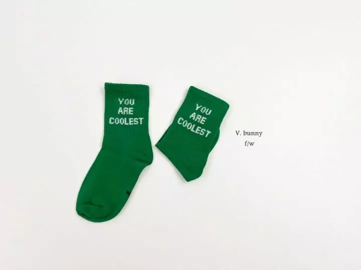 V Bunny - Korean Children Fashion - #childrensboutique - Food Socks Set - 8