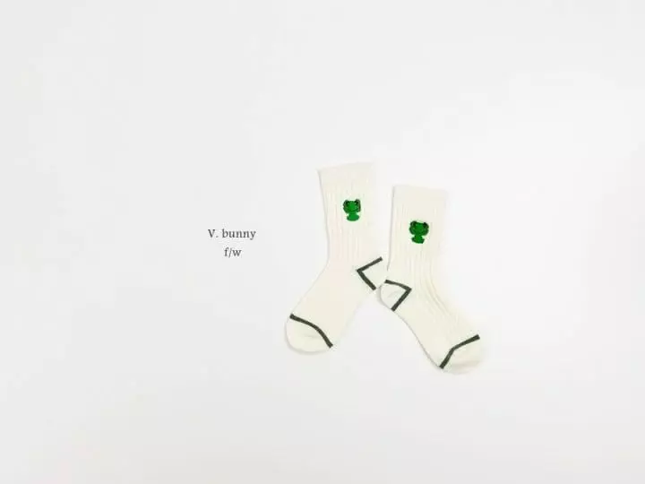 V Bunny - Korean Children Fashion - #childrensboutique - Fugg Socks Set - 6