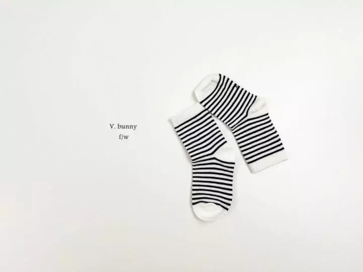 V Bunny - Korean Children Fashion - #designkidswear - PM Socks Set - 8