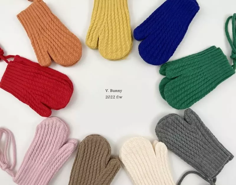 V Bunny - Korean Children Fashion - #discoveringself - Twist Gloves - 10