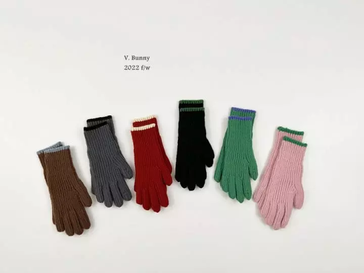 V Bunny - Korean Children Fashion - #kidsshorts - Kid Line Gloves