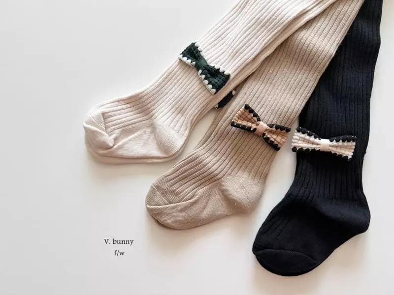 V Bunny - Korean Children Fashion - #kidsshorts - Point Tights - 2
