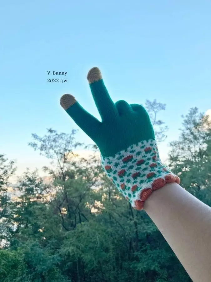 V Bunny - Korean Children Fashion - #kidsshorts - Acorn Gloves - 6
