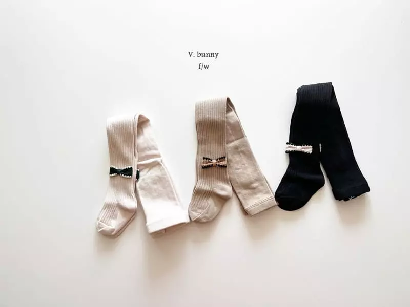 V Bunny - Korean Children Fashion - #kidsstore - Point Tights - 3