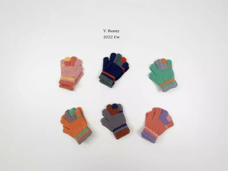 V Bunny - Korean Children Fashion - #kidsstore - Color Gloves