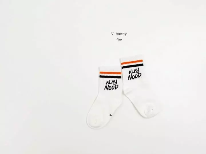 V Bunny - Korean Children Fashion - #kidzfashiontrend - Error Socks Set