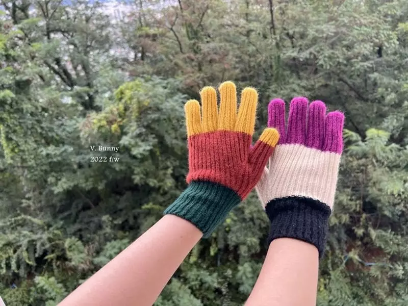 V Bunny - Korean Children Fashion - #littlefashionista - Half Gloves