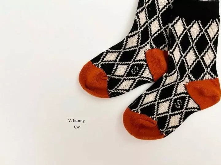V Bunny - Korean Children Fashion - #magicofchildhood - Nutella Socks Set - 3