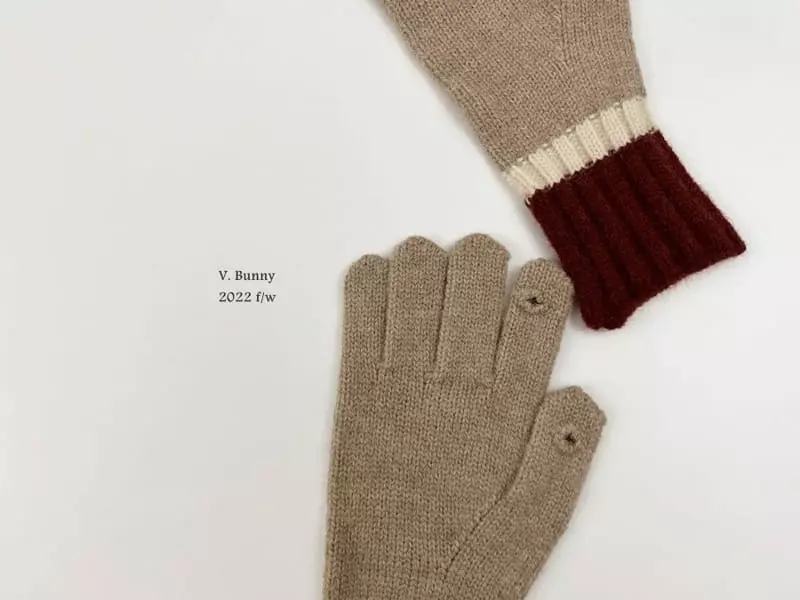 V Bunny - Korean Children Fashion - #magicofchildhood - Cookie Gloves - 4