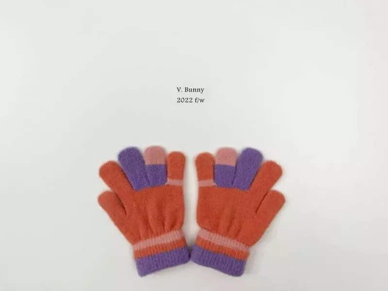 V Bunny - Korean Children Fashion - #minifashionista - Color Gloves - 6