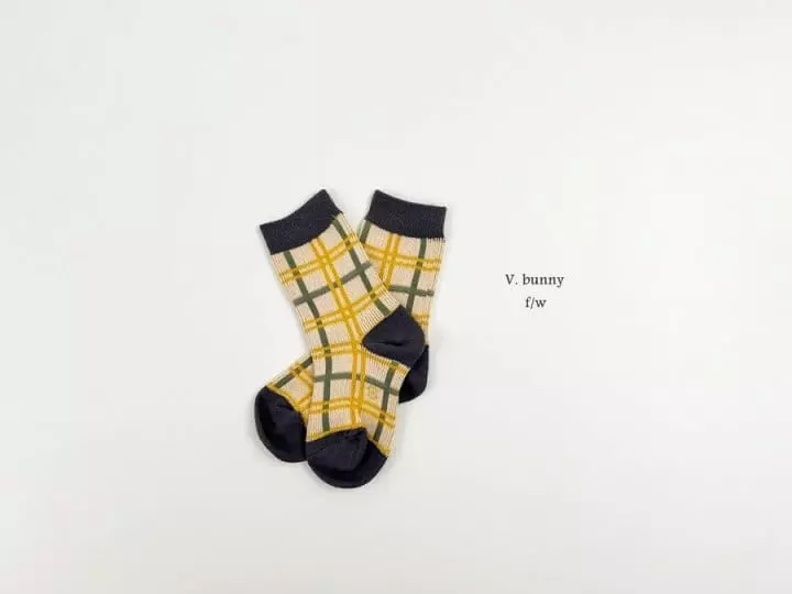 V Bunny - Korean Children Fashion - #minifashionista - Nobe Socks Set - 3