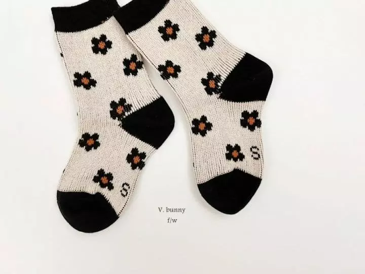 V Bunny - Korean Children Fashion - #prettylittlegirls - Nutella Socks Set - 5