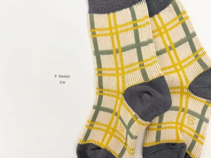 V Bunny - Korean Children Fashion - #minifashionista - Nobe Socks Set - 4