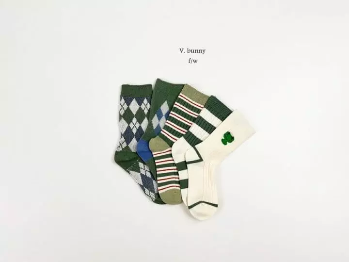 V Bunny - Korean Children Fashion - #prettylittlegirls - Fugg Socks Set