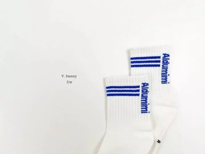 V Bunny - Korean Children Fashion - #prettylittlegirls - Error Socks Set - 6