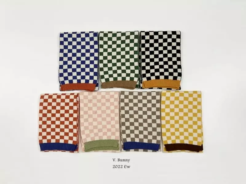V Bunny - Korean Children Fashion - #stylishchildhood - Square Muffler - 3
