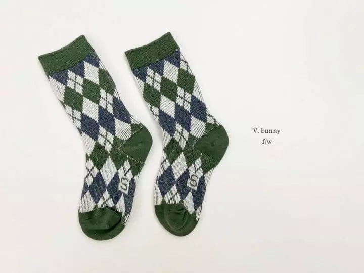 V Bunny - Korean Children Fashion - #toddlerclothing - Fugg Socks Set - 4