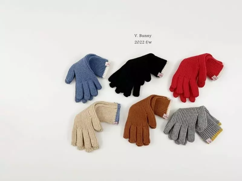 V Bunny - Korean Children Fashion - #todddlerfashion - Toton Gloves - 7