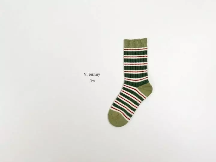 V Bunny - Korean Children Fashion - #todddlerfashion - Fugg Socks Set - 2
