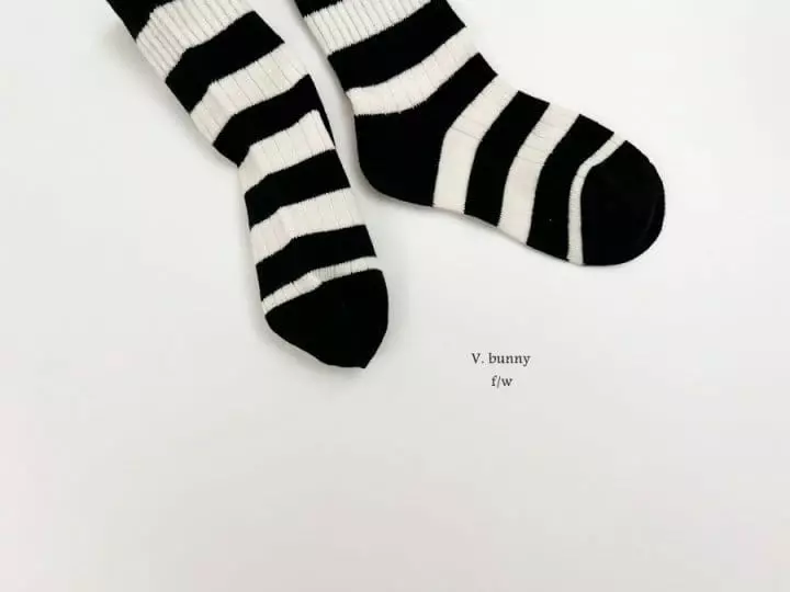 V Bunny - Korean Children Fashion - #todddlerfashion - Alls Socks Set - 8