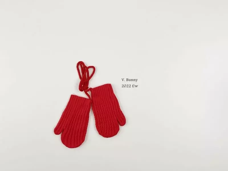 V Bunny - Korean Children Fashion - #toddlerclothing - Twist Gloves - 5