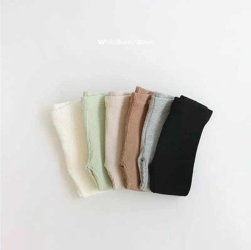 Whitesketchbook - Korean Children Fashion - #Kfashion4kids - Rib Leggings - 10