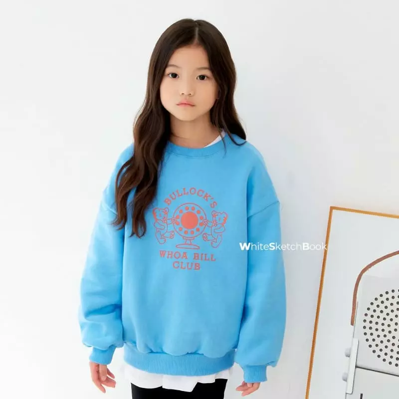 Whitesketchbook - Korean Children Fashion - #Kfashion4kids - Blkock Sweatshirt - 8