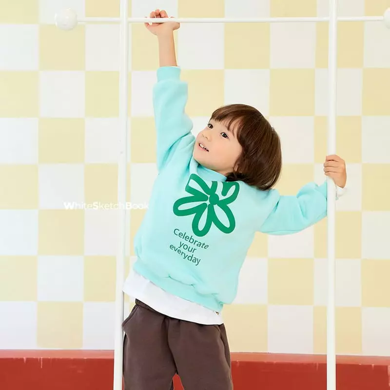 Whitesketchbook - Korean Children Fashion - #Kfashion4kids - Flower Sweatshirt - 12