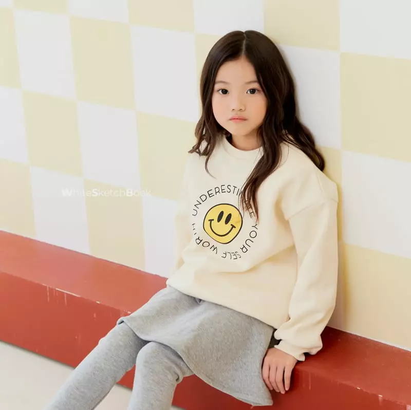 Whitesketchbook - Korean Children Fashion - #Kfashion4kids - Lettering Smile Sweatshirt - 11