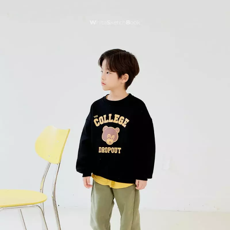 Whitesketchbook - Korean Children Fashion - #Kfashion4kids - Bear Sweatshirt - 9