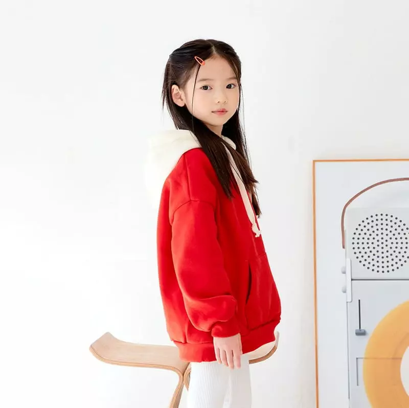 Whitesketchbook - Korean Children Fashion - #Kfashion4kids - Fleece Hoody - 7