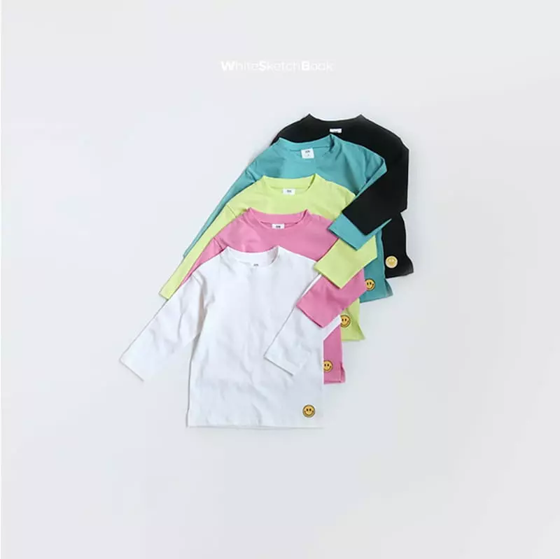 Whitesketchbook - Korean Children Fashion - #Kfashion4kids - Long Sleeves Smie Layered Tee - 12