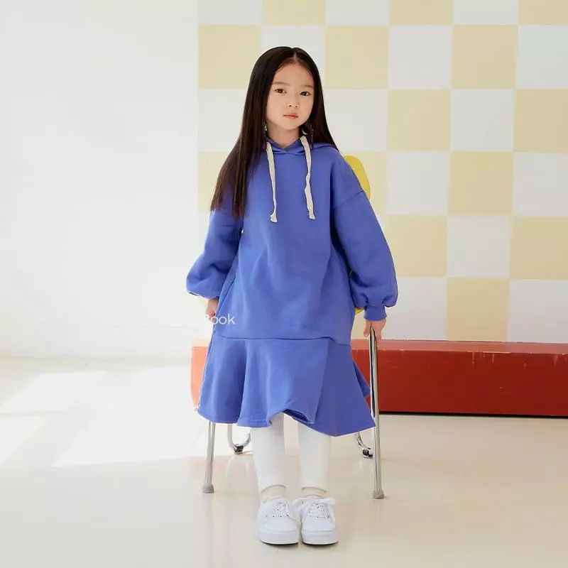 Whitesketchbook - Korean Children Fashion - #Kfashion4kids - Plare Hoody One-piece - 7