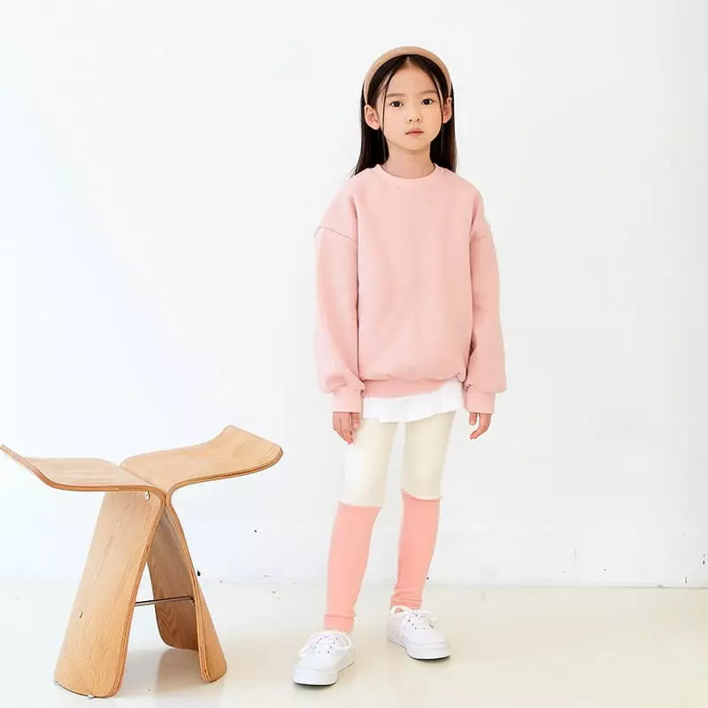 Whitesketchbook - Korean Children Fashion - #stylishchildhood - Peach Color Leggings - 4