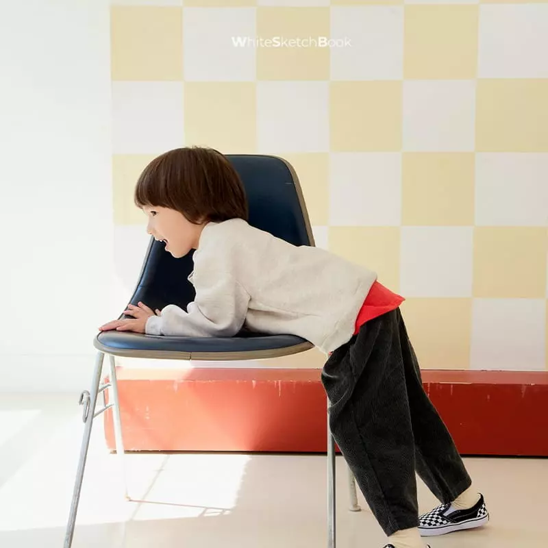 Whitesketchbook - Korean Children Fashion - #childofig - One Smile Sweatshirt - 12