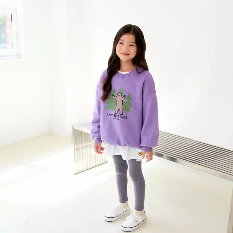 Whitesketchbook - Korean Children Fashion - #childofig - Hug Bear Sweatshirt - 11