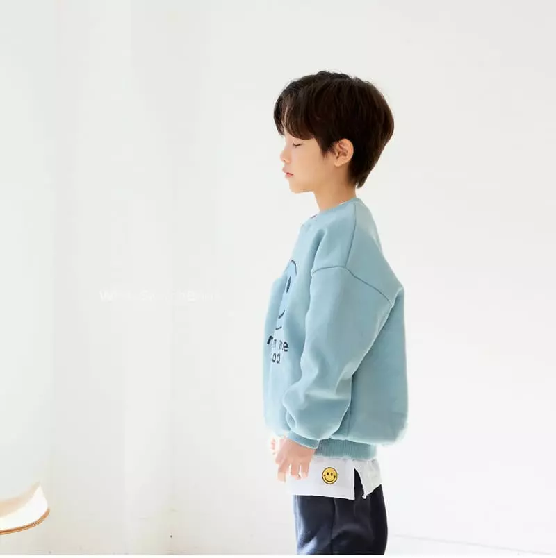 Whitesketchbook - Korean Children Fashion - #childofig - Mood Smile Sweatshirt - 9