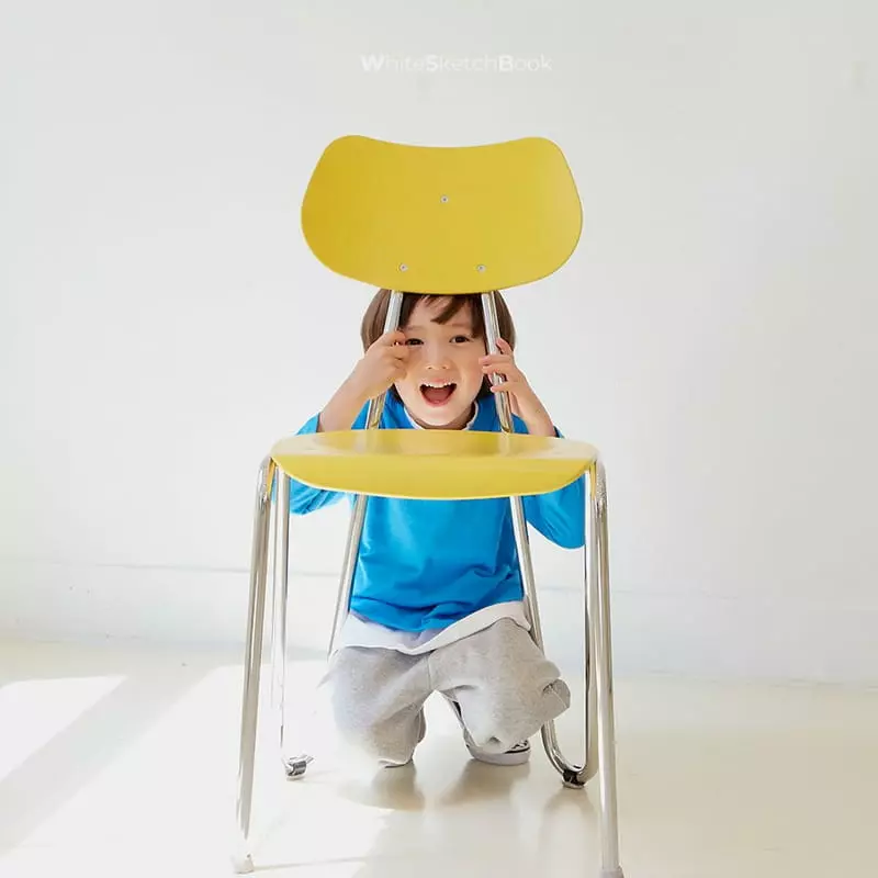 Whitesketchbook - Korean Children Fashion - #stylishchildhood - Long Sleeves Smie Layered Tee - 4