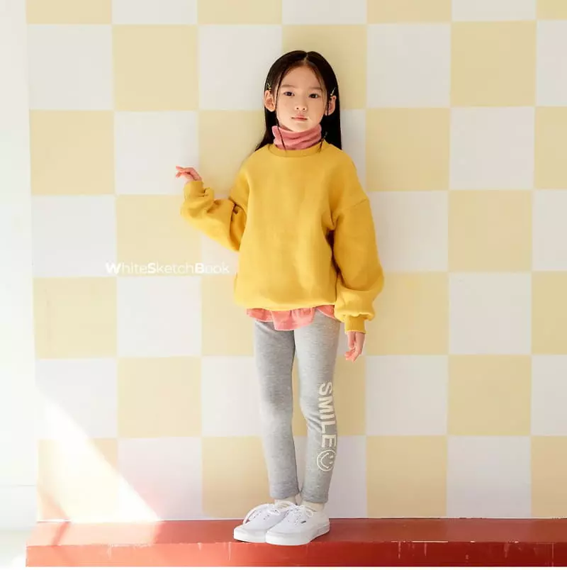 Whitesketchbook - Korean Children Fashion - #childrensboutique - Smile Mink Leggings - 10