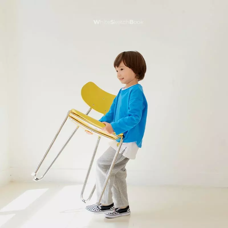 Whitesketchbook - Korean Children Fashion - #childrensboutique - Long Sleeves Smie Layered Tee - 5