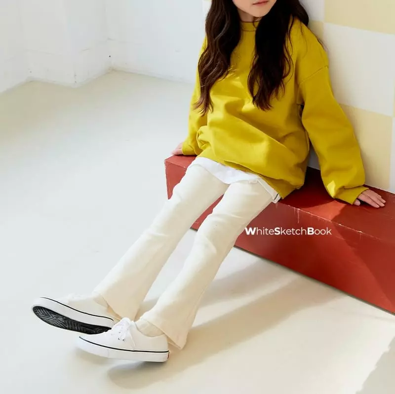 Whitesketchbook - Korean Children Fashion - #designkidswear - Bootscut Leggings - 7